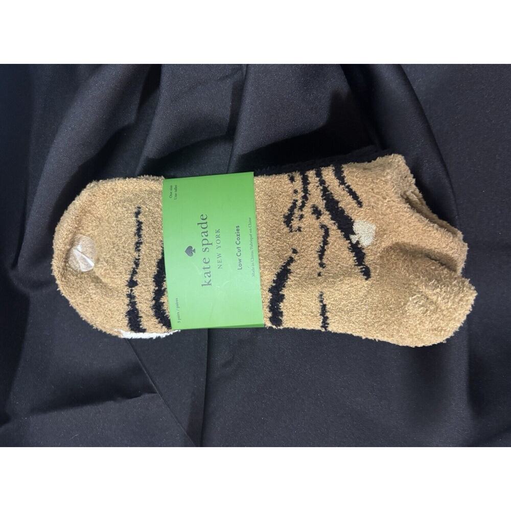 Kate Spade New York 3 Pair Low Cut Cozies One Size Womens Embossed Logo NWT SOFT